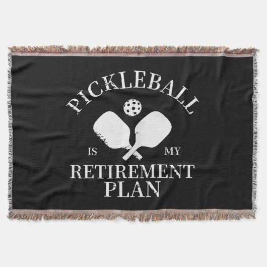 Couverture pickleball est mon projet de retraite (Devant)