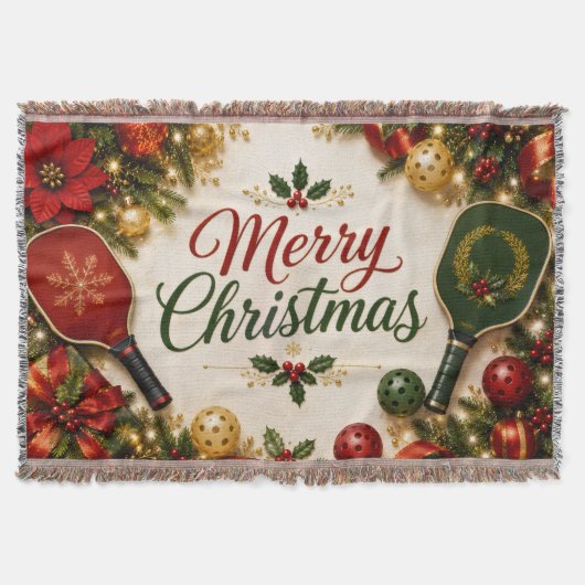 Couverture Pickleball Noël sur le court (Devant)