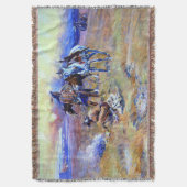 Couverture Pied-Noir Burning Crow Buffalo Range Charles M Rus (devant Vertical)