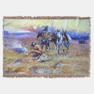 Couverture Pied-Noir Burning Crow Buffalo Range Charles M Rus