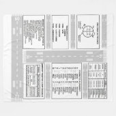 Couverture pilote d'ouatine de Kneeboard (Devant (Horizontal))