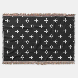 Couverture Pilote moderne noir et blanc d'avions