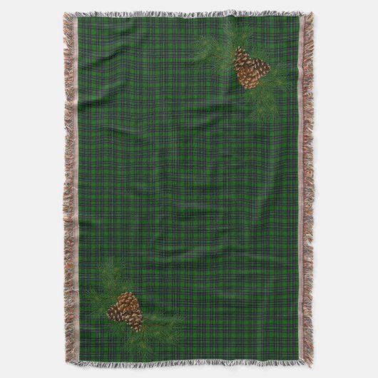 Couverture Pin motif vert rustique noir plaqué (devant Vertical)