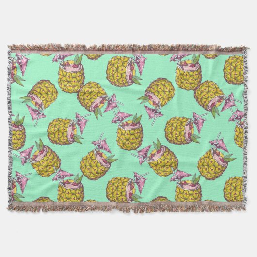 Couverture Piña Colada Motif -Refresing été (Devant)