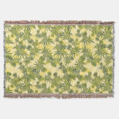 Couverture Pinceau d'ananas Camo Hawaiian Throw Blanket (Devant)