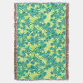 Couverture Pinceau d'ananas Camo Hawaiian Throw Blanket (devant Vertical)