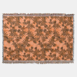 Couverture Pinceau d'ananas Camo Hawaiian Throw Blanket