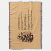 Couverture Pine Cone Et John Muir Citation (devant Vertical)