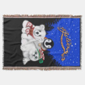 Couverture Pingouin de Noël bébé phoque de l'ours polaire (Devant)