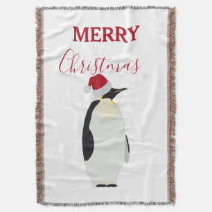 Couverture Pingouin de Noël drôle animal avec chapeau de Père