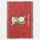 Couverture Pingouin de Noël marchant sur la neige (devant Vertical)