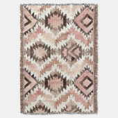 Couverture Pink Brown Cowgirl Southwestern Tribal (devant Vertical)