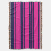Couverture Pink et Navy striés (devant Vertical)