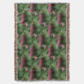 Couverture Pins Cônes Et Aiguilles De Pins Motif De La Nature (devant Vertical)