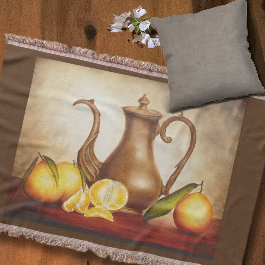 Couverture Pitcher avec Oranges