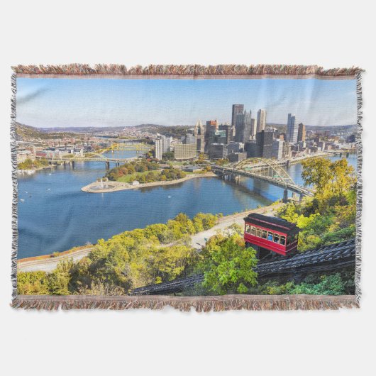 Couverture Pittsburgh Pennsylvanie Duquesne Incline (Devant)