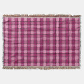 Couverture Pixel Plaid_Magenta-Black (Devant)