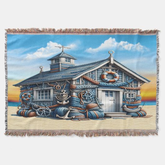 Couverture Plage Hut Thaillot Blanket (Devant)