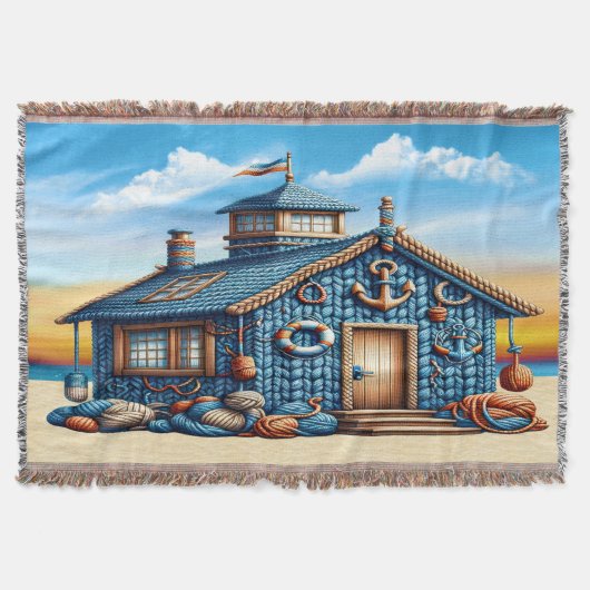 Couverture Plage Hut Thaillot Blanket (Devant)