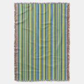 Couverture Plaid à rayures avec motif texturé (devant Vertical)