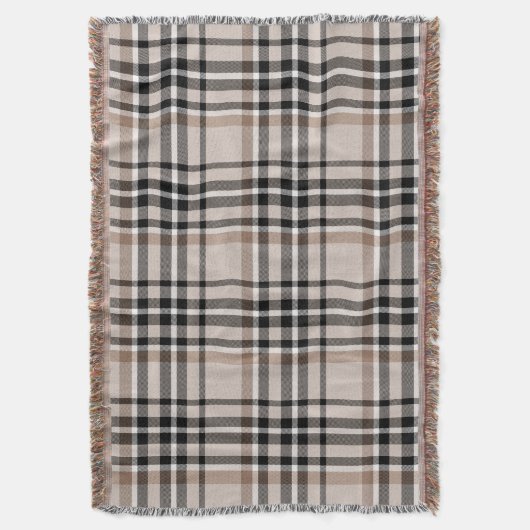 Couverture Plaid beige (devant Vertical)