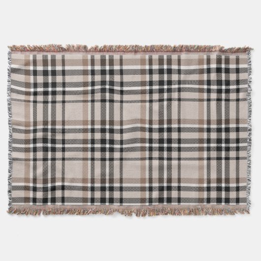 Couverture Plaid beige (Devant)