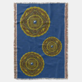Couverture Plaid de jet Capricorne Mandala (devant Vertical)