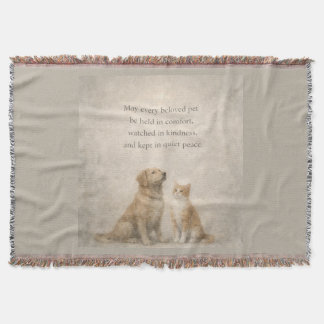 Couverture Plaid de jet confortable pour animaux de compagnie