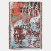 Couverture Plaid de jet – Corrosion Pulse (devant Vertical)