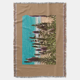 Couverture Plaid de jet de paysage marin