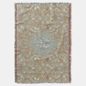 Couverture Plaid de jet en eucalyptus argenté (devant Vertical)