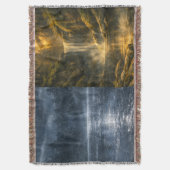 Couverture Plaid de jet forestier et cascade à deux scènes (devant Vertical)