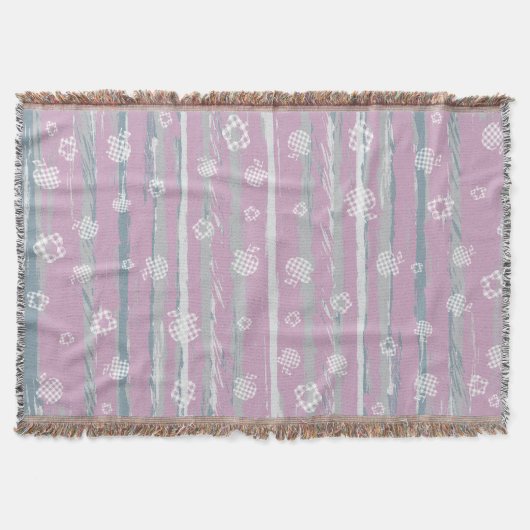 Couverture Plaid de jet gingham Orchard (Devant)