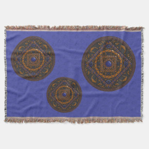 Couverture Plaid de jet Libra Mandala