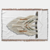 Couverture Plaid de jet macramé (Devant)