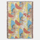 Couverture Plaid de jet personnalisé pour chaise de plage côt (devant Vertical)