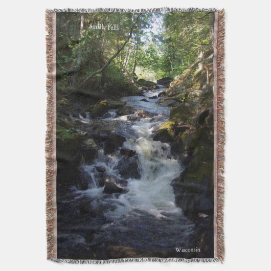 Couverture plaid de jet Smally Falls (devant Vertical)