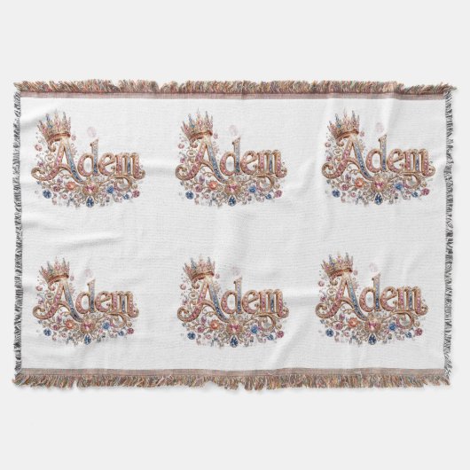 Couverture Plaid de jeté confortable Adam Crown (Devant)