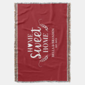 Couverture Plaid de mariage personnalisé pour couples (devant Vertical)