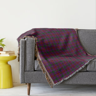Couverture Plaid de pourpre de tartan de Montgomery de clan