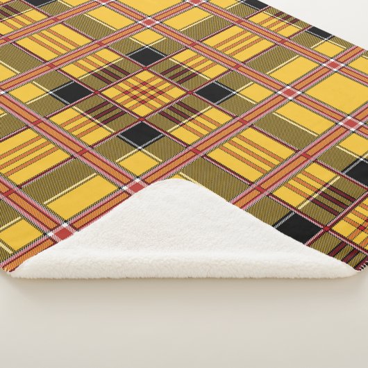 couverture plaid jaune (3/4)