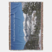 Couverture plaid jeté de Rocky Mountain National Park (devant Vertical)