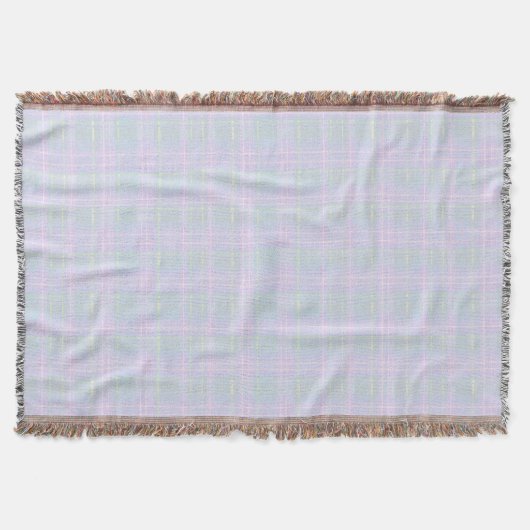 Couverture Plaid Prairie Bleu (Devant)