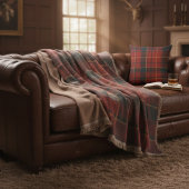 Couverture Plaid Rouge Héritage - Tradition Chaude et Tissée