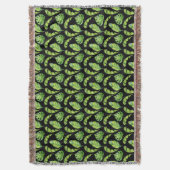 Couverture Plaid Tropical Leaves II (devant Vertical)