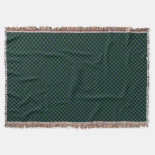 Couverture Plaid vert bleu Lamont tartan
