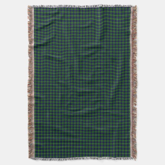 Couverture Plaid vert bleu Lamont tartan (devant Vertical)