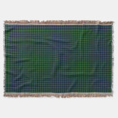 Couverture Plaid vert bleu Lamont tartan (Devant)