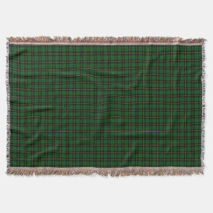 Couverture Plaid vert clair de tartan de chasse de clan de