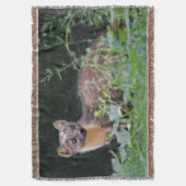 Couverture Plaids de jet de Fouine de Prairie (devant Vertical)